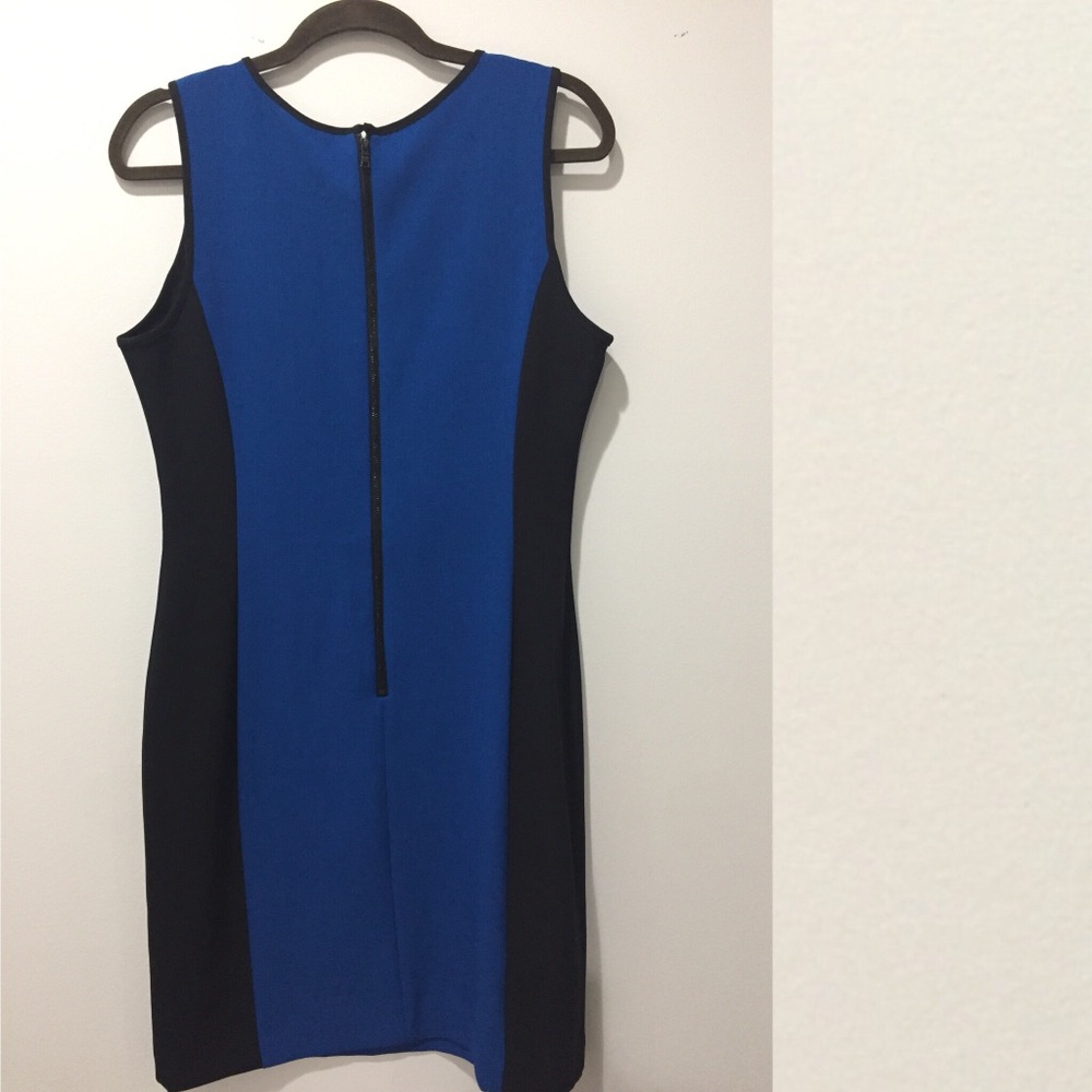 Sandra Darren Color Block Teardrop Cutouts Dress - image 3